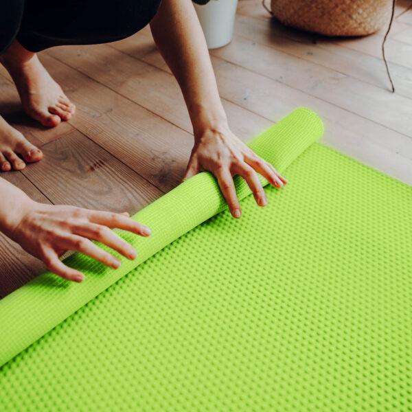 Yoga Mat Guld Grön - Bild 2